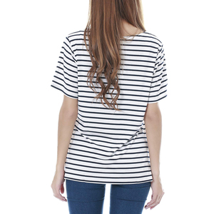 Camiseta de Maternidad Personalizada al por Mayor, Camiseta de Lactancia de Manga Corta para Mujer, Algodón Ecológico de Secado Rápido, Ropa Cómoda para Amamantar - Product Image 2