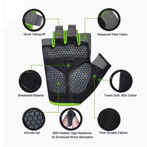 Service OEM, prix raisonnable, dernières nouveautés, gants de cyclisme demi-doigts de haute qualité, respirants, compatibles avec les écrans tactiles, sports de plein air - Product Image 4