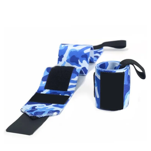 Custom Fitness Wrist Wraps Durable Elastic Wrist Support For Weightlifting Strength Training Powerlifting Deadlift Squat <b>Bench</b> - Product Image 1