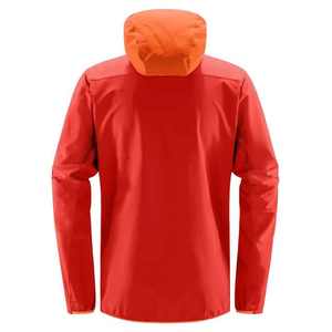 Chaqueta Impermeable y Cortavientos con Capucha y Cuello Alto, Chaqueta Ligera de Soft Shell para Hombre, para Caza y Montañismo, con Cierre de Cremallera - Product Image 2