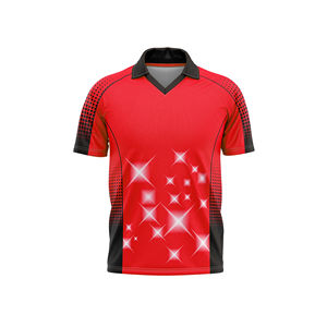 Maillot de cricket personnalisé pour garçons, haute qualité, logo imprimé sur mesure, respirant, séchage rapide, 100% polyester, prix de gros abordable - Product Image 2