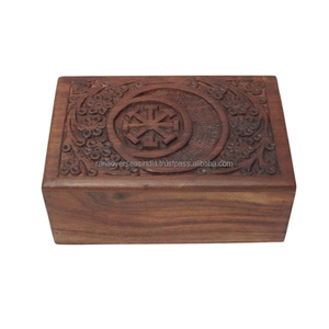 Hot <b>Sale</b> High Quality Eco-Friendly Modern Decorative <b>Wooden</b> Jewelry Box Amazing Hand <b>Carvings</b> Jewelry Organizer Keepsake Box - Product Image 6