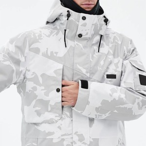 2025 Men's Water-Resistant Ski Jacket Detachable Hood Fleece Lining Stand Collar Windproof Mountain Wind Breaker All Sizes Fur - Product Image 3