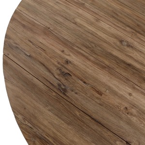 Premium Reclaimed Teak Wood Round <b>Dining</b> <b>Table</b> with Handcrafted Base Design Durable Wooden <b>Table</b> for Cafe, Hotel and <b>Dining</b> Room - Product Image 3