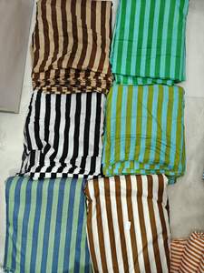 Tela de Algodón Peinado Estampada a Rayas, Ecológica, Orgánica, Transpirable, Absorbente de Humedad, Ligera, para Prendas de Niñas - Product Image 3