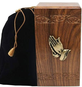 Handmade Wooden Cremation <b>Urns</b> for Adult Funeral and Burial with Custom Logo at Low Price - Product Image 4