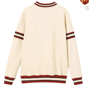 Sudadera de cuello redondo estilo preppy para mujer, de invierno, con mangas raglán, para hermandades, vida universitaria, club universitario, gimnasio, con bordado de silicona - Product Image 2