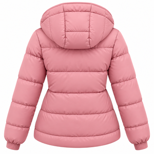 Chaqueta Acolchada para Mujer con Logotipo Personalizado, Chaqueta de Invierno con Capucha, Chaqueta de Burbujas, Ropa de Abrigo de Color Sólido, Chaqueta Acolchada Personalizada para Mujer - Product Image 2
