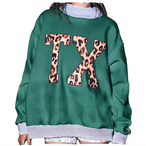Sudadera Oversize de Cuello Alto para Mujer con Logo Personalizado al por Mayor, Estilo Urbano Casual de Forro Polar - Product Image 2