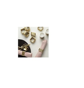 Luxury Table Metal Napkin <b>Ring</b> Designed For Refined Hospitality And Elegant Serving Displays - Product Image 1