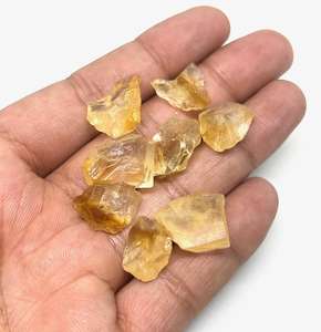 Citrine <b>Raw</b> <b>Crystals</b> Rough Gemstone Pieces Natural Yellow Quartz Healing Stone Loose Bulk Wholesale Supplier - Product Image 2