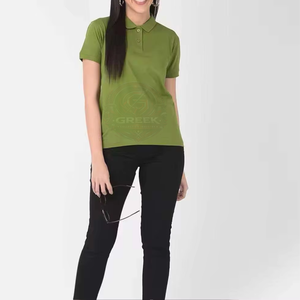 Camiseta Polo Clásica para Mujer con Tela de Mezcla de Algodón Premium, Sensación Suave, Cierre de Botones y Diseño Transpirable para la Oficina Diaria - Product Image 3