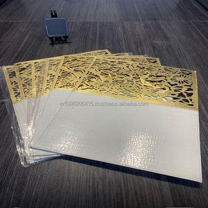 Set de table rectangulaire moderne en cuir fait main, réutilisable, antidérapant et imperméable, motif uni, épaisseur personnalisable pour la maison - Product Image 3