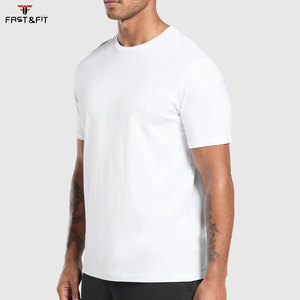 Camiseta de Verano de Manga Corta para Hombre, de Algodón, Lisa, Tejida, 180 Gramos, Informal - Product Image 3