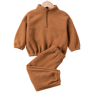 Conjunto Deportivo 2 en 1 para Niños, 2 Piezas, Estampado y Liso, Personalizado, Invierno, Transpirable, Ecológico, Secado Rápido, 100% Algodón, Ropa Urbana - Product Image 3