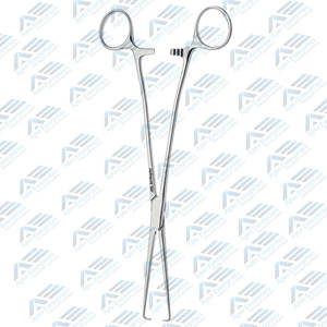 Schroeder Stille Tenaculum Forceps Fórceps de ginecología Puntas afiladas en forma de gancho Tenaculum Uterine Forceps - Product Image 5