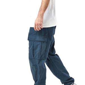 Pantalons cargo droits pour hommes de haute qualité, pantalons cargo légers pour hommes avec poches latérales, prix de gros de la meilleure qualité - Product Image 4