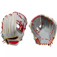 Gants de baseball durables pour hommes, en cuir robuste, idéaux pour l'entraînement, la pratique et les matchs de baseball compétitifs.