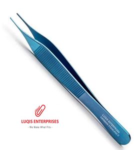 Pinces à tissus en titane Adson, pinces chirurgicales à pouce, instrument médical léger en acier inoxydable - Product Image 4
