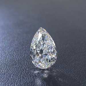 Diamant de laboratoire taille poire scintillant, qualité excellente, CVD HPHT, certifié IGI, pour la fabrication de bijoux - Product Image 1