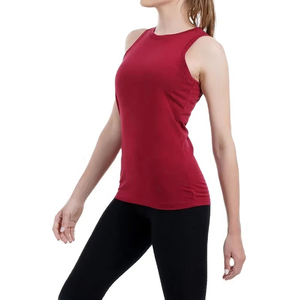 เสื้อกล้ามถักคอโอทรงแข็งแรงพิเศษ กันกระแทก ไร้แขน แห้งเร็ว เป็นมิตรกับสิ่งแวดล้อม ช่วยยกกระชับ สำหรับผู้หญิง - Product Image 3