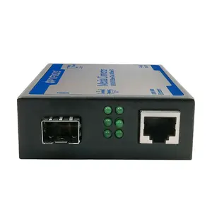 Factory price 20/40/80km netlink sfp gigabit switch 10/100/1000M fiber optical ethernet Media Converter