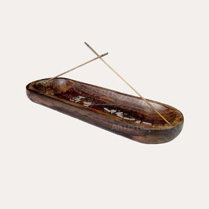 Soporte de barra de incienso de decoración de hogar de lujo con difusor de aromaterapia a base de madera de diseño Meena multicolor para fragancia de casa - Product Image 6