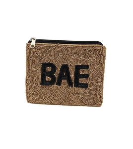 Porte-monnaie perlé avec fermeture éclair, imprimé animal, rouge et blanc, style bohème, unisexe, avec dragonne, fait main - Product Image 2