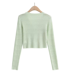 Men's Red And <b>White</b> Striped Knitted Pullover Sweater <b>Long</b> Sleeve Regular Fit Autumn Wear - Product Image 3