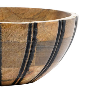 Meilleures ventes de bol de service en incrustation d'os au design moderne fait à la main écologique pour les fêtes et la soupe-Beige et blanc - Product Image 5