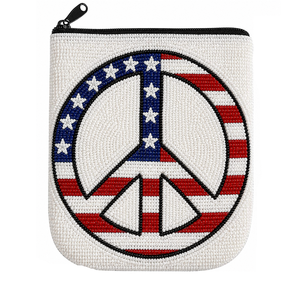 USA Handmade <b>Seed</b> Beads Coin Pouch With Elegant Decorative Embroidery Style Artistic <b>Seed</b> Beads Embroidered Coin Pouch - Product Image 1