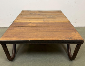 Industrial Antique <b>Small</b> Coffee <b>Table</b> for Tea Coffee Iron <b>Metal</b> Wooden Eco-Friendly Durable Simple Design Home Furniture Living - Product Image 4