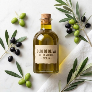 Huile d'olive extra vierge de qualité supérieure, huile de cuisson saine pour les pâtes, la pizza, la cuisine méditerranéenne et la cuisine gastronomique - Product Image 6