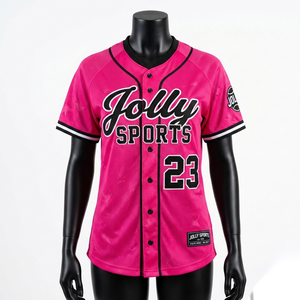 Camiseta de Béisbol para Mujer, 180 GSM, Malla de Poliéster Premium, Naranja y Negra, Logotipo Personalizado con Costuras en Tela Tackle Twill, Camiseta de Béisbol de Algodón para Mujer - Product Image 5