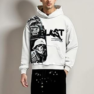 Trendy Winter Heavyweight Vintage Hoodie Custom Logo Acid Wash 100% Cotton Causal Streetwear <b>Pullover</b> <b>Men's</b> Hoodies - Product Image 2