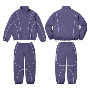 Custom Men's Tracksuit Windbreaker Outfits Nylon Set Suit Sport Jacket Track Zip up <b>Wind</b> <b>Breaker</b> Tracksuits for Men - Product Image 2