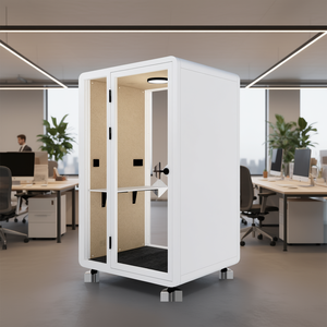 Solo Plus HIPOD Modern Office Furniture Modular Meeting Pods Telephone Booths Acoustic Pods for a Comfortable Work Environment - Product Image 3