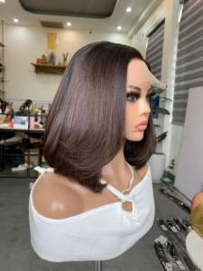 Bundles bon marché extensions de cheveux humains remy naturels,, extension de cheveux humains remy vierge soyeuse droite 100% sans paquet - Product Image 2