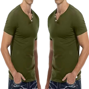Camiseta de algodón extragrande, suave, transpirable, informal, estilo urbano, holgada, moderna, unisex, cómoda para uso diario. - Product Image 5