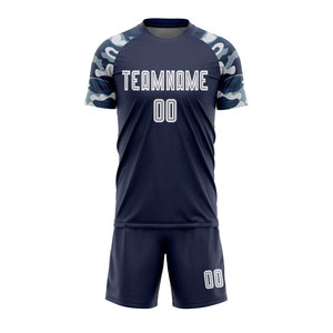 Vêtements de sport de haute qualité, uniforme de football personnalisé, couleur personnalisée, vente chaude, 100% polyester, respirant, léger, pour hommes adultes - Product Image 2