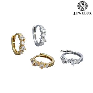 Luxury Natural VVS Diamond <b>Stud</b> Earrings 925 Sterling <b>Silver</b> Stylish Bridal And Party Wear Jewelry From Indian Supplier - Product Image 5