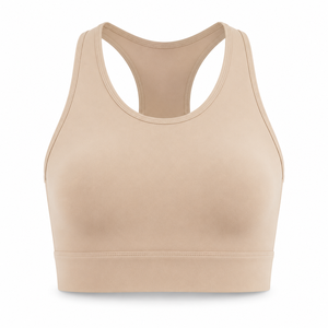 Soutien-gorge de sport à maintien élevé avec détail dos découpé, ultra-extensible et lisse, dernier design unique, grande taille, ajustable - Product Image 4