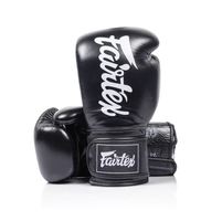 Gants de boxe Fairtex personnalisés professionnels à lacets 16 oz en cuir PU, personnalisables pour le kickboxing, l'entraînement et le Muay Thai