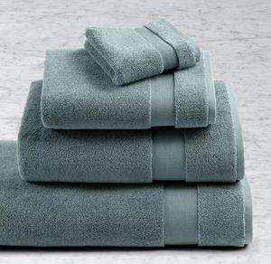 Lots de serviettes de toilette épaisses en coton turc biologique, douces, absorbantes, écologiques, hypoallergéniques, pour la maison et le bain - Product Image 1