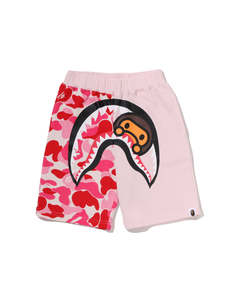 Pantalones Cortos Casuales de Estilo Urbano para Hombre, Camuflaje Rosa, 100% Algodón, Anti-UV, Cintura Media, Estampado de Cara de Mono, Cintura Elástica - Product Image 1