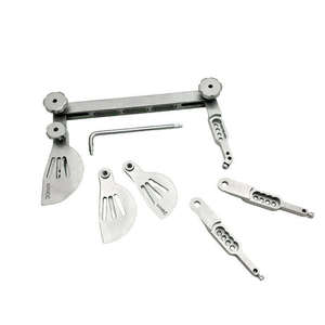 Kit de plaques TPLO et gabarit pour animaux, en acier inoxydable, manuel, autoclavable, classe B, par Grip Surgical - Product Image 3