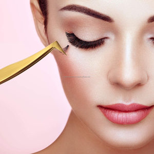 แหนบดึงขนตาสแตนเลสคุณภาพดี ปลายมน สีตามสั่ง สำหรับร้านเสริมสวย - Product Image 4