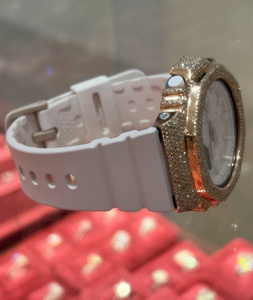Reloj Unisex Shreeji Jewels de Acero Inoxidable Blanco con Bisel de Cristal, Movimiento Mecánico, GPS, Alta Calidad, Resistente al Agua 3BAR, 42mm - Product Image 3