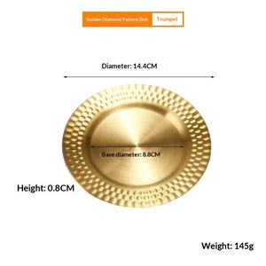 Luxury Stainless Steel Charger Plate Metal Serving <b>Tray</b> Decorative <b>Dinner</b> Plate Underplate for Wedding Hotel Party Tableware - Product Image 6