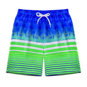 Shorts de Baño Personalizados para Hombre, de Secado Rápido, con Estampado de Palmeras, Cordón Ajustable, Transpirables, de Poliéster, para Playa y Deportes Acuáticos - Product Image 4